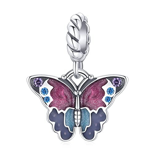 Voroco 925 Sterling Silver Pendant Rainbow Candy CZ Charm Bead For Bracelet Voroco 925 Sterling Silver Pendant Rainbow Candy CZ Charm Bead For Bracelet
